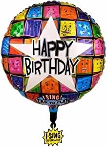 Foil Balloon - Singing Balloon - Happy Birthday To you - 28&quot; - 1pc