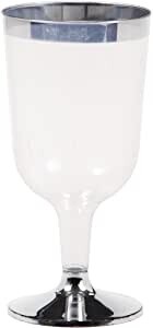 Plastic Wine Glasses - 5.5oz - 8pkg