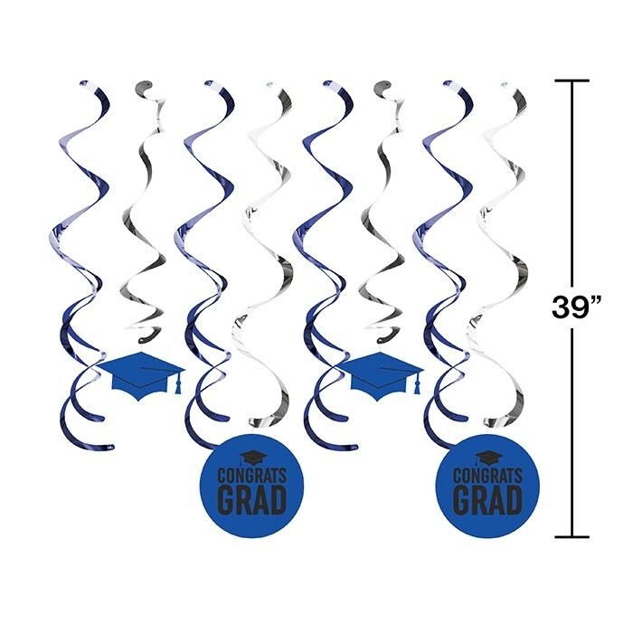 Dizzy Danglers - Grad - Cobalt - 8pcs