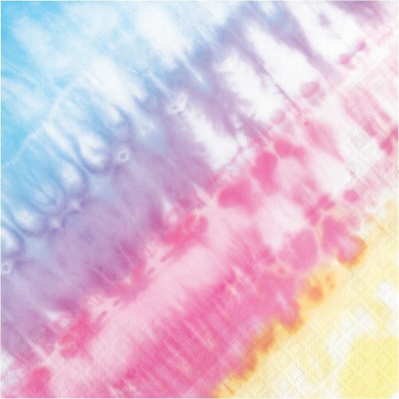 Napkins - LN - Tie Dye Party - 2 ply - 16 pk