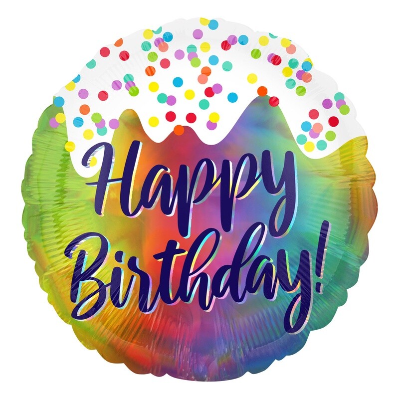Foil Balloon - Happy Birthday - 18&quot;