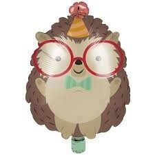 Foil Balloon - Hedgehog Party - 18&quot;