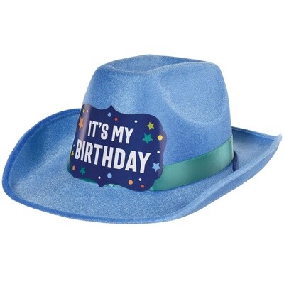 Cowboy Hat - Primary Birthday - 1pc