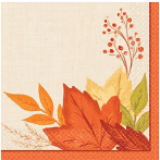 Napkins - Bev - Fall Foliage (16PK) 2 PLY