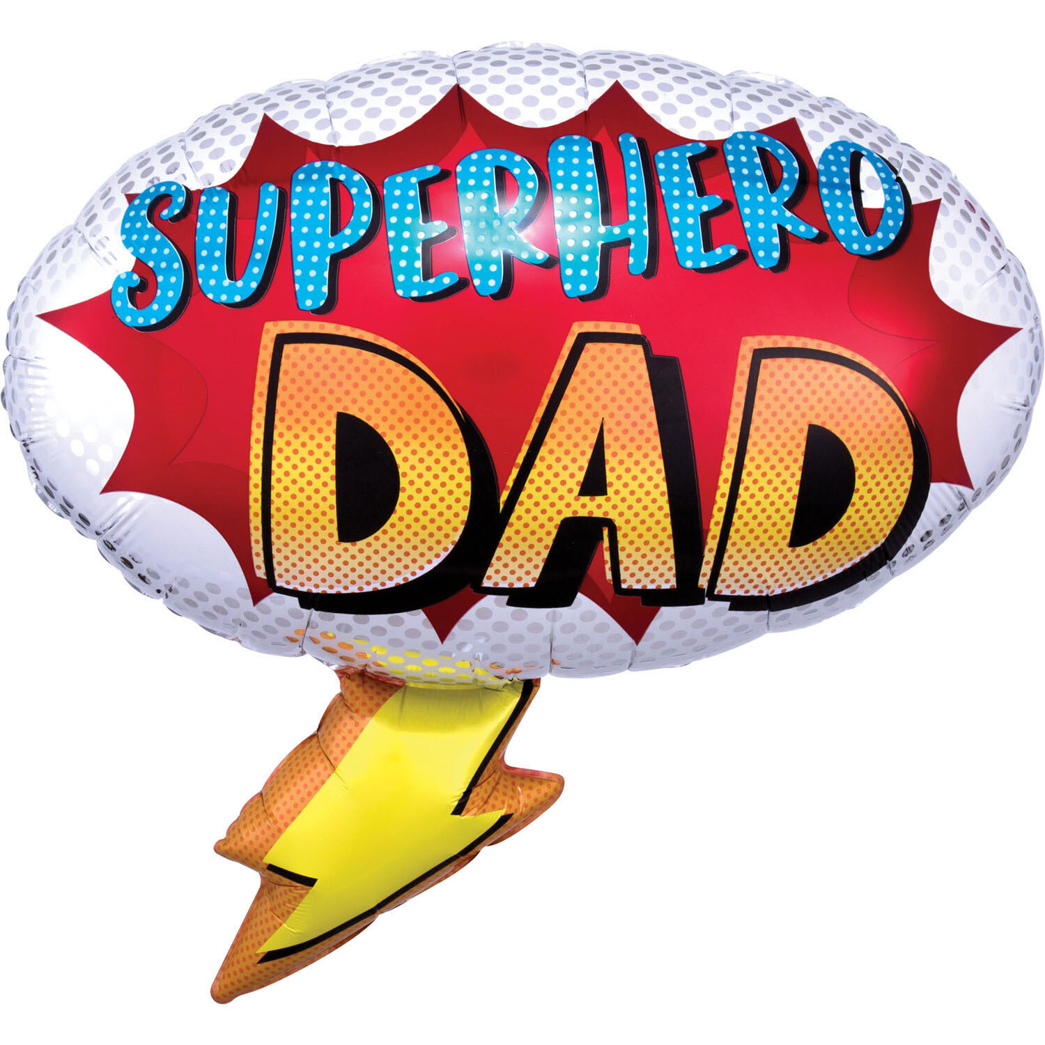 Foil Balloon - Super Hero Dad - 27&quot;