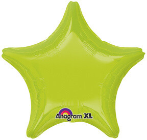 Foil Balloon - Lime green - Star - 19&quot;
