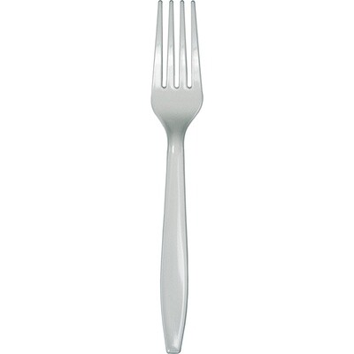 Cutlery - Forks - Shimmering Silver - 24PCS