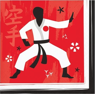 Napkins - BV - Karate Party - 16pkg - 2ply