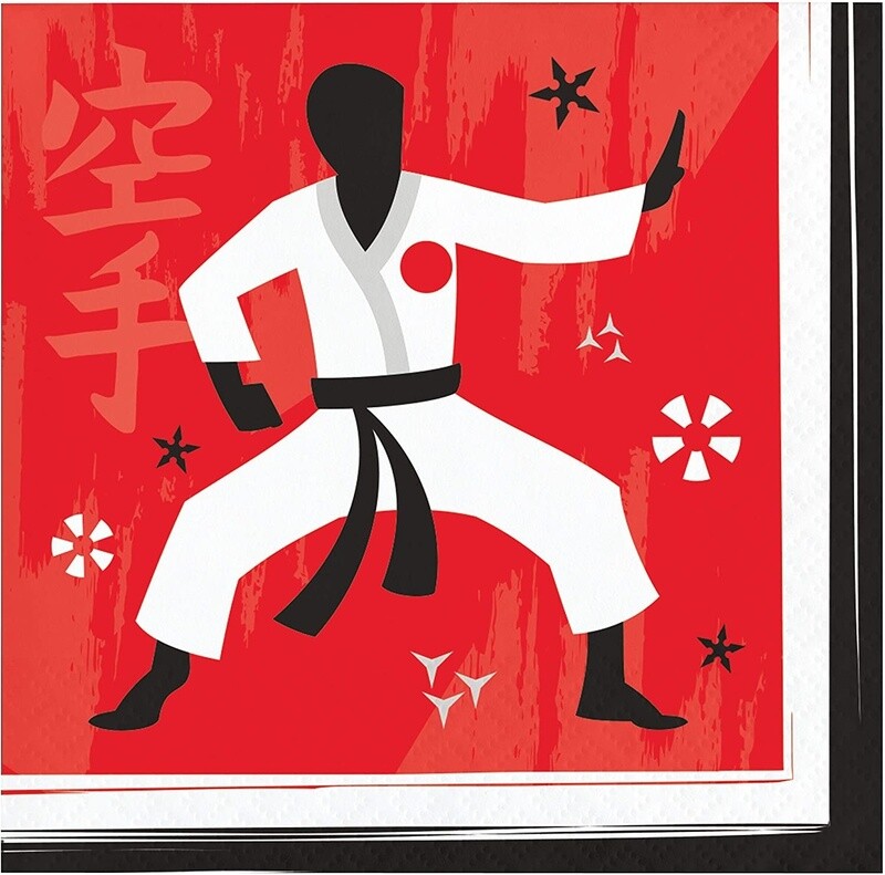 Napkins - BV - Karate Party - 16pkg - 2ply