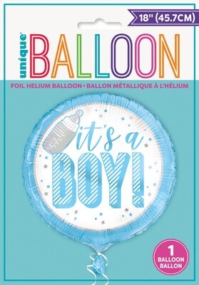 Foil Balloon - It&#39;s A Boy - 18&quot;