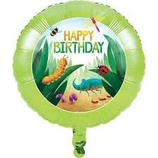 Foil Balloon - Birthday Bugs - 18&quot;