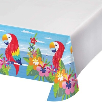 Tablecover - Plastic - Lush Luau - 54&quot;x102&quot; - 1pc