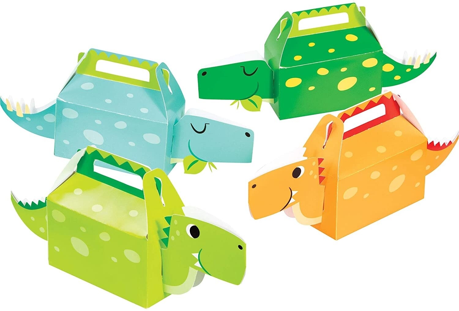 Treat Boxes - Boy Dino Party - 4pcs