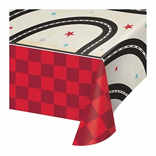 Tablecover - Paper - Vintage Race Car - 54&quot;x102&#39;&#39; - 1pc