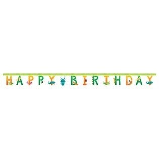 Banner - Birthday Bugs - 10ft x 7&quot; - 1pc