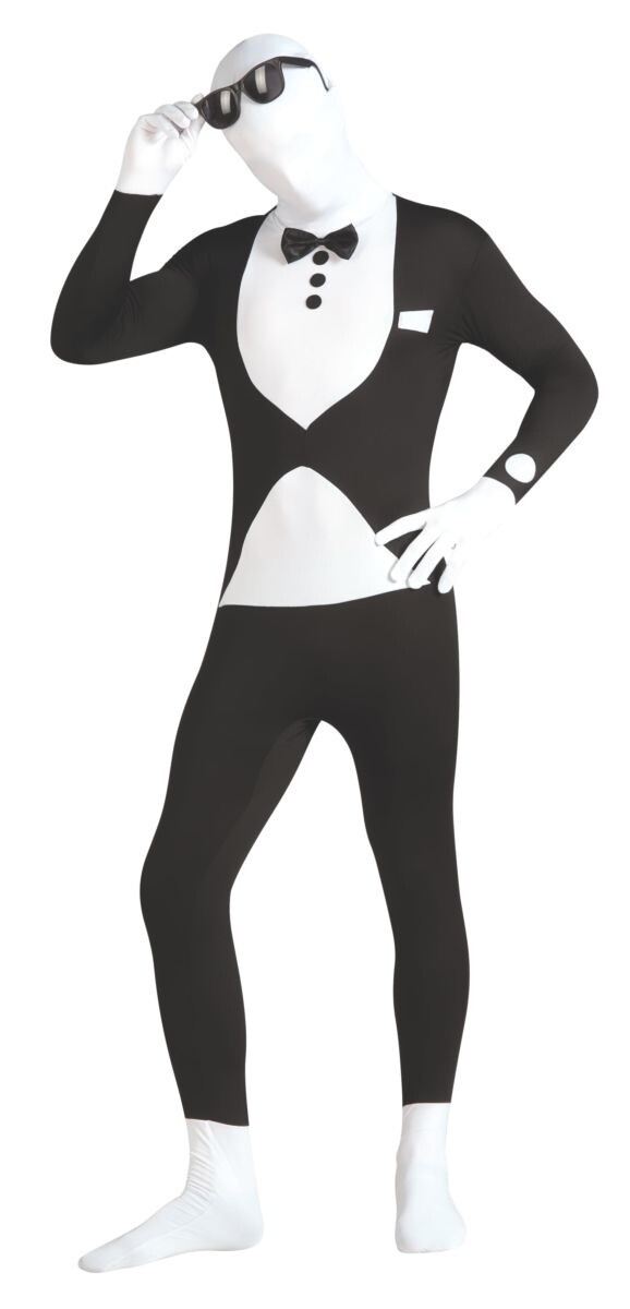 Costume - 2nd Skin Tuxedo - Adult Large