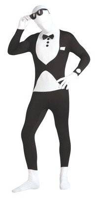 Costume - 2nd Skin Tuxedo - Adult Large