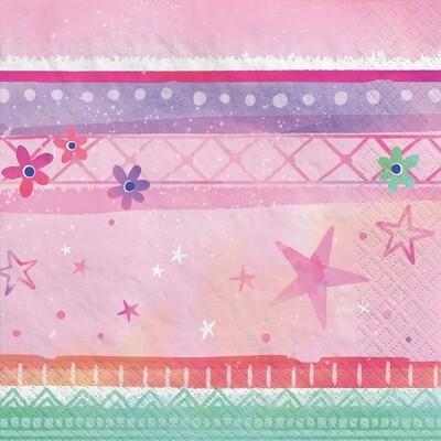 Napkins - Bev - Girl - Chella - 16 pk