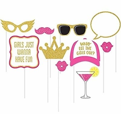 Photo Props -  Girls Night Enhaced - 10pcs