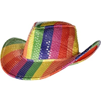Cowboy Hat - Stripped Multicolor - 1pc