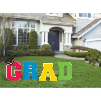 Yard Decorations - Stakes Multicolor - GRAD - 1pc