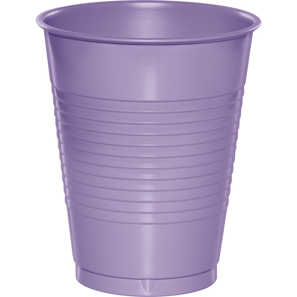 Cups - Plastic - Lavender - 16 OZ. 20PK