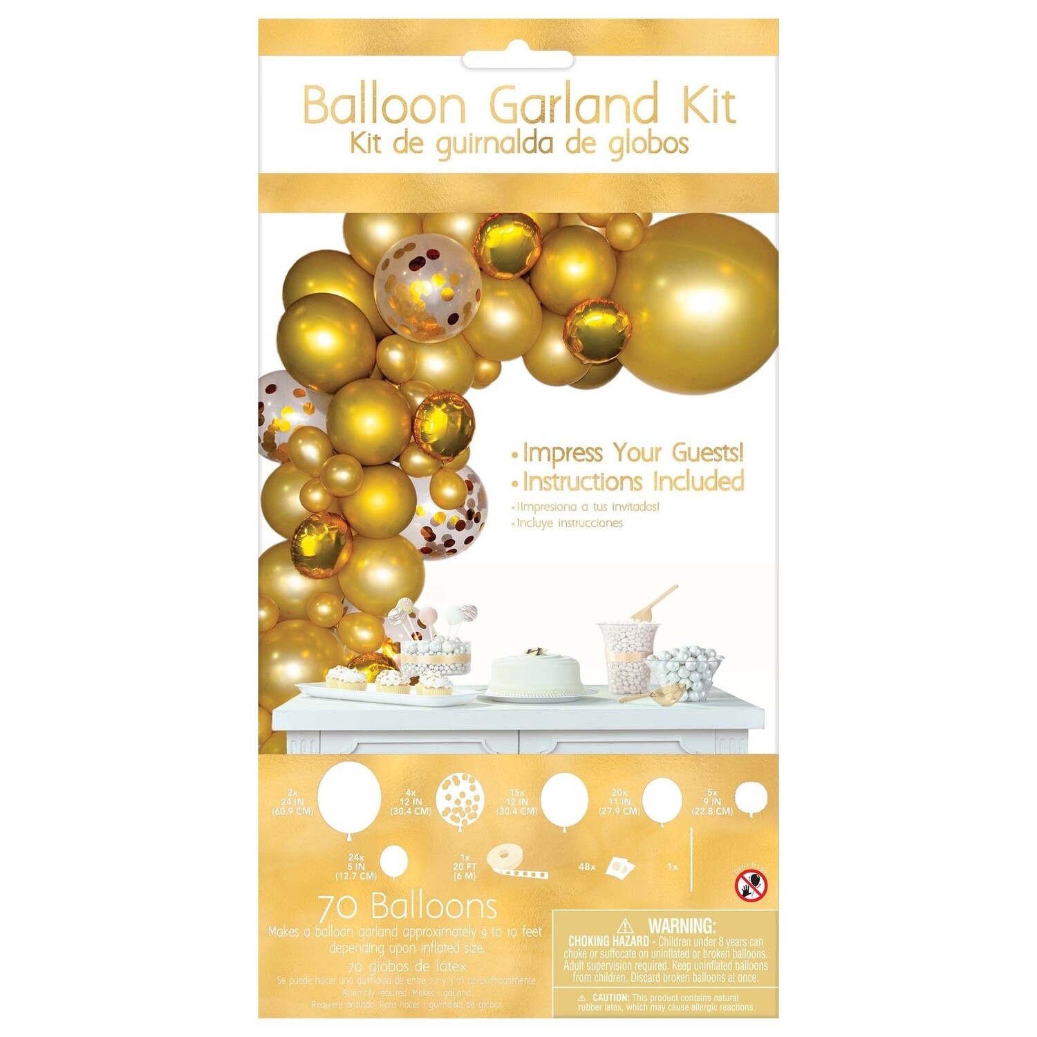 Balloon Garland Kit - Gold