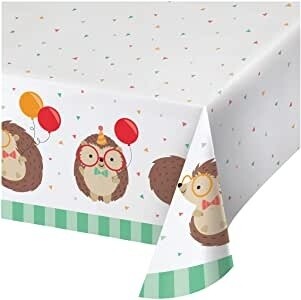 Tablecover - Hedgehog Party - 54&quot; x 102&quot; - 1pc