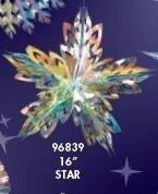Star - Crystal Shimmer - 16&quot; - 1pc