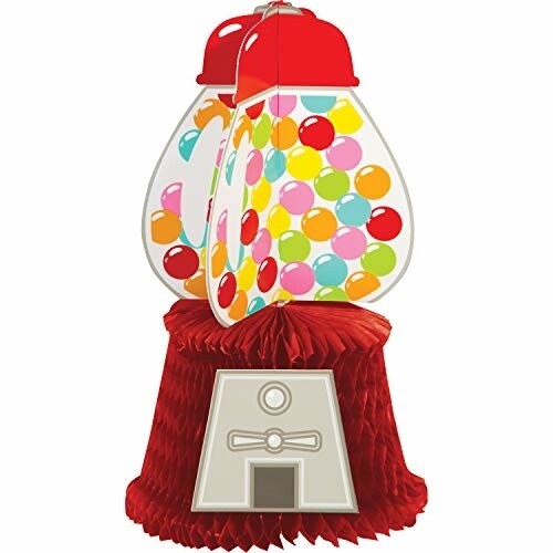 Centerpiece - Candy shop Party - 7&quot;x11.7&quot;x7&quot; - 1pc