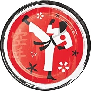 Plates - BV - Karate Party - 7&quot; - 8pkg