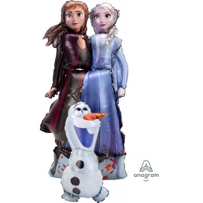 Foil Balloon - Airwalker - Frozen II - 27&#39;&#39;x58&#39;&#39;