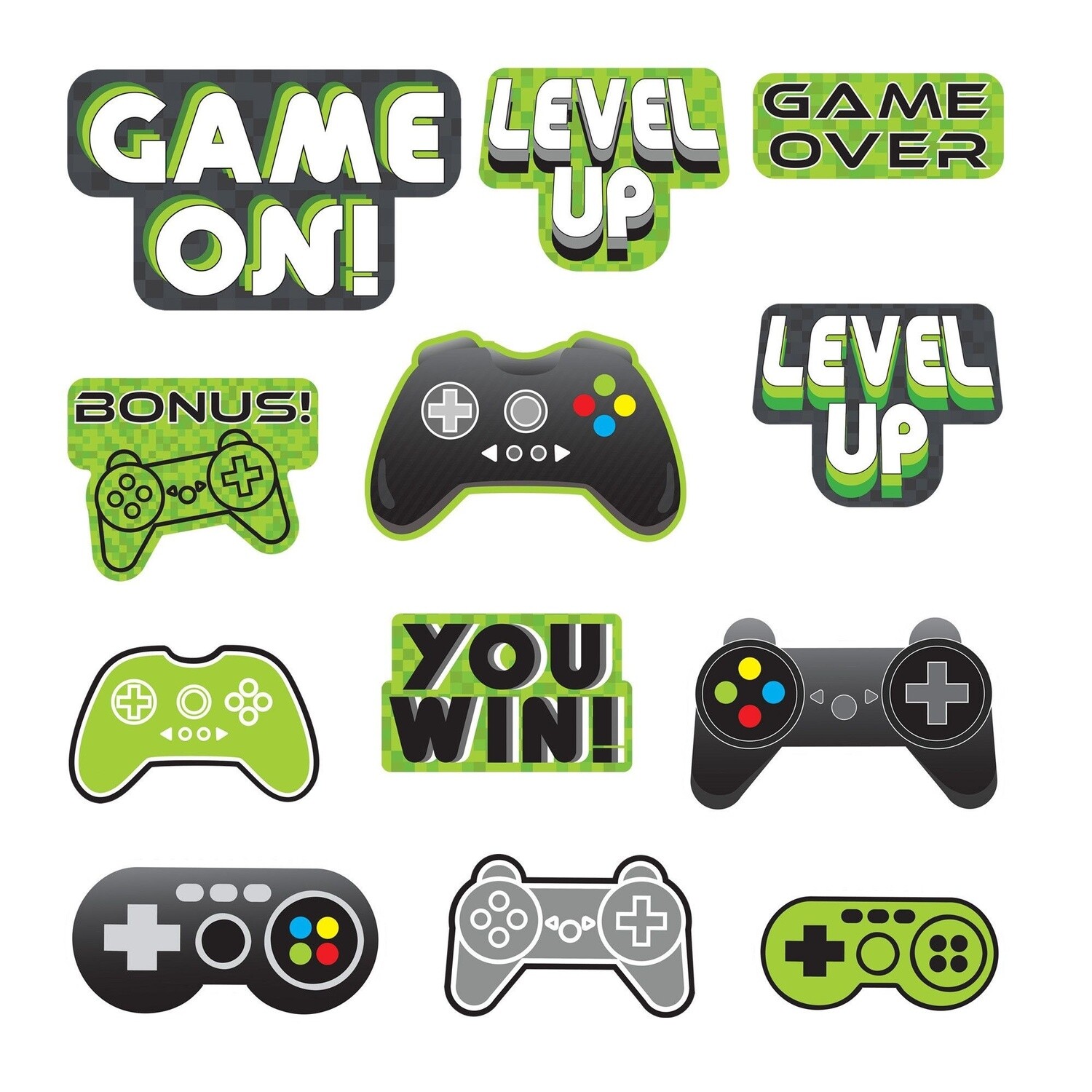 Cutouts - Level Up - 12pcs