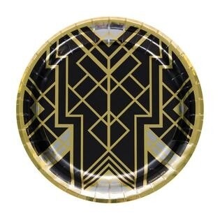 Plates - LN - Roaring 20&#39;s - 8 pcs