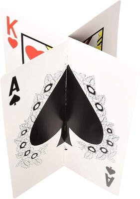 Centerpiece - 3D - Playing Card - 12&quot; - 1pc