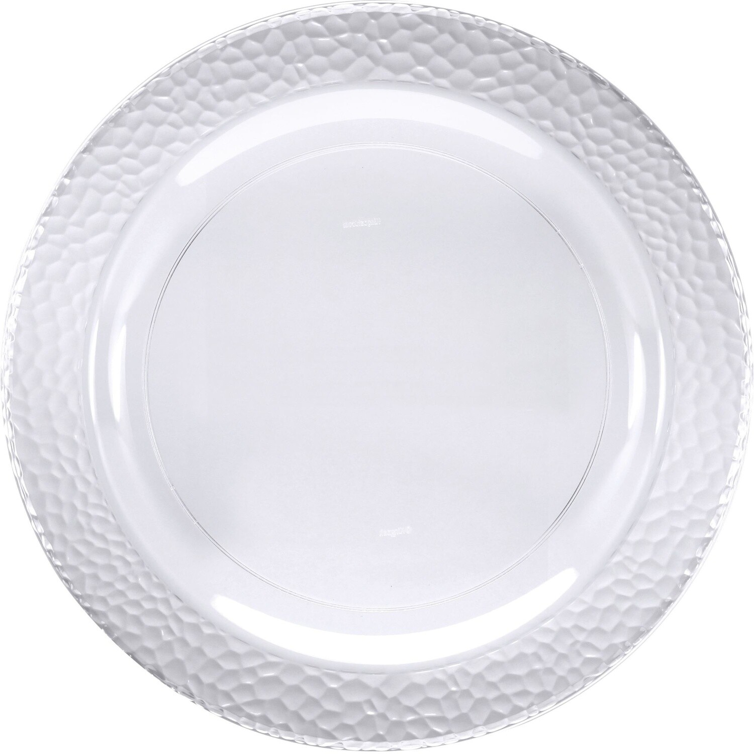 Plates - Plastic Pebble Rim - 10.25&quot; - 10 PK
