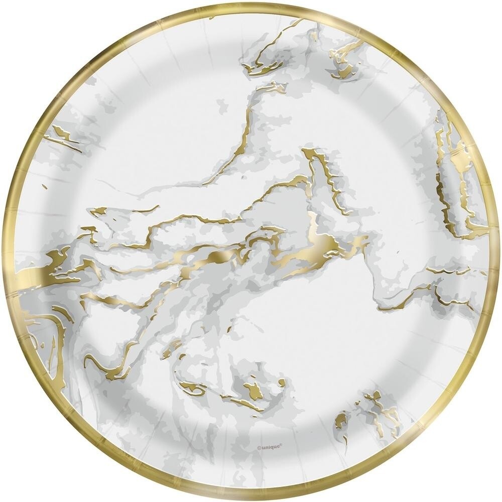 Plates BEV - Gold Marble