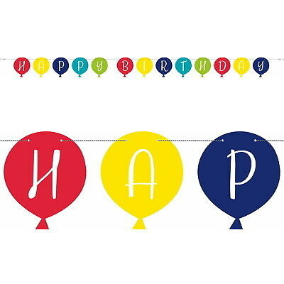 Banner - HBD - Balloon Shapped - 9 ft - 1 pc