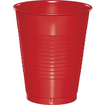 Plastic Cups - Classic Red - 16OZ.  - 20 PK