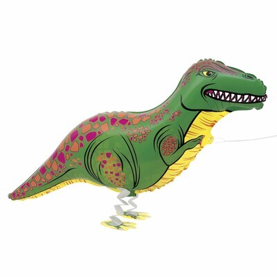 Foil Balloon - Walking Pet T-Rex - 35&quot;