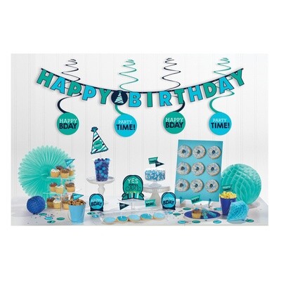 Decoration Kit - Blues - 17 pcs