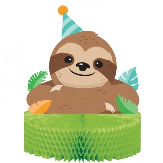 Centerpiece - Sloth Party - 9&#39;&#39;x12&#39;&#39; - 1pc