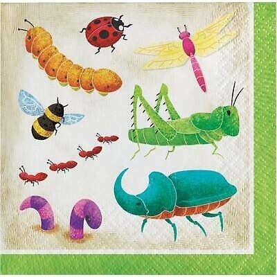 Napkins - BV - Birthday Bugs - 16pkg - 2ply