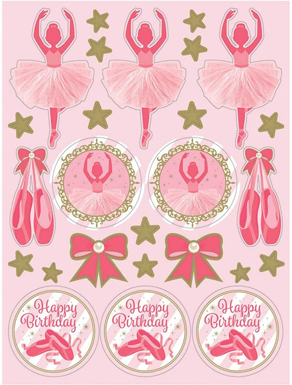 Stickers - Twinkle Toes - 4pkg