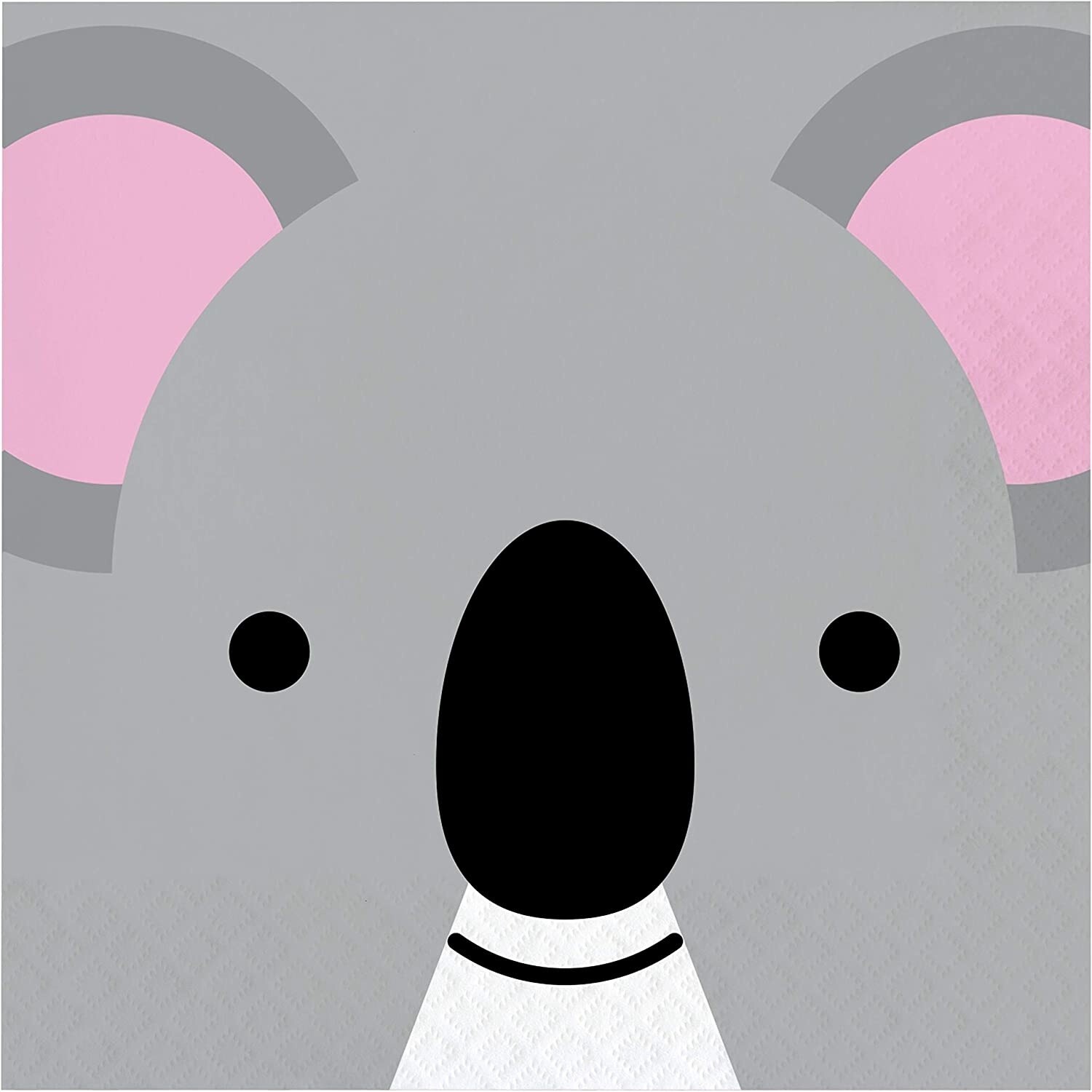 Napkins - LN - Koala Animal Faces - 16pkg - 2ply