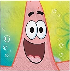 Napkins - LN - Spongebob - 16pkg - 2ply