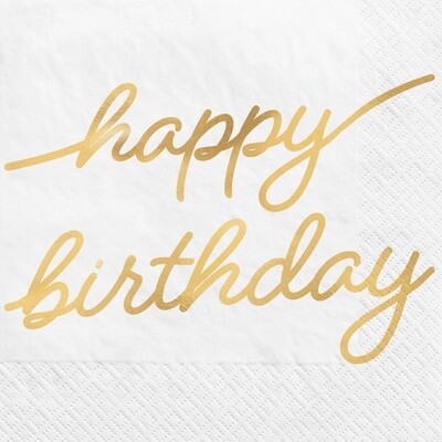 Napkins Bev - Golden Age - HBDAY