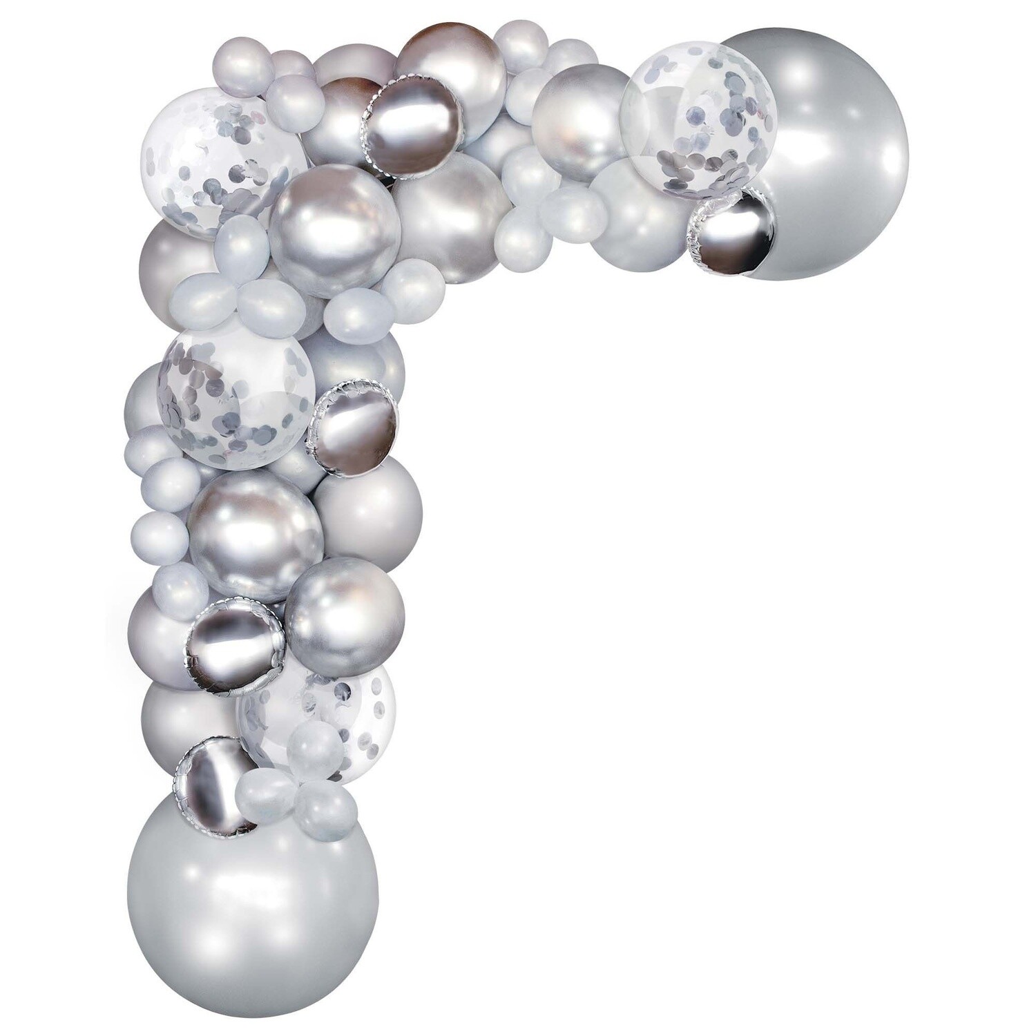 Balloon Garland Kit - Silver