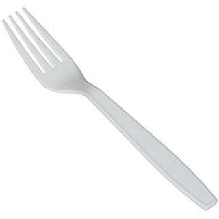 Cutlery - Forks - White - 24PCS