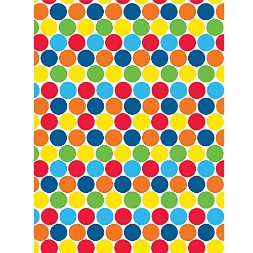 Photo Backdrop - Polka Dots - Multicolor - 72&quot;x54&quot; - 1pc